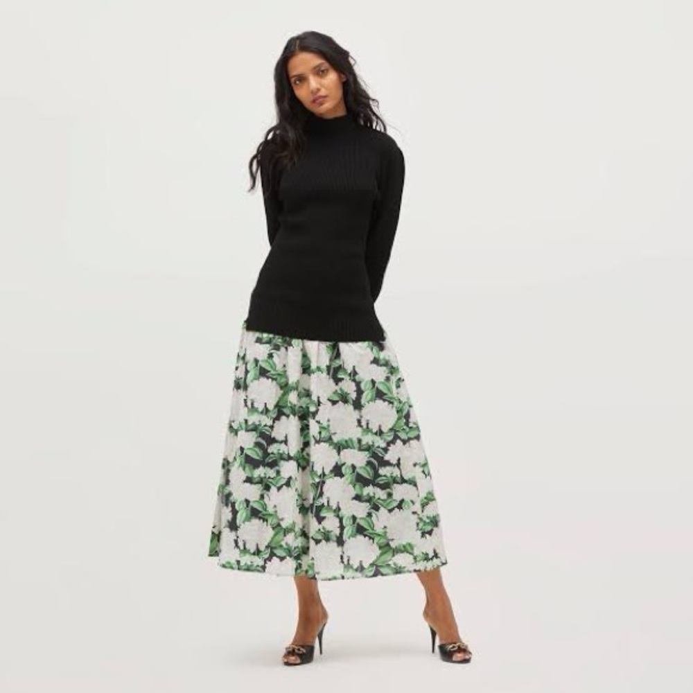 Hill House Delphine Nap Skirt Night Bloom - Picture 2 of 5